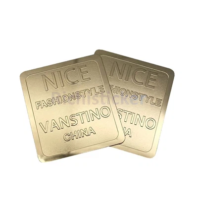 Új dombornyomott fém alumínium címkék