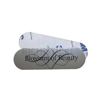 Selyem képernyőn nyomtatott eloxált alumínium -adattáblák